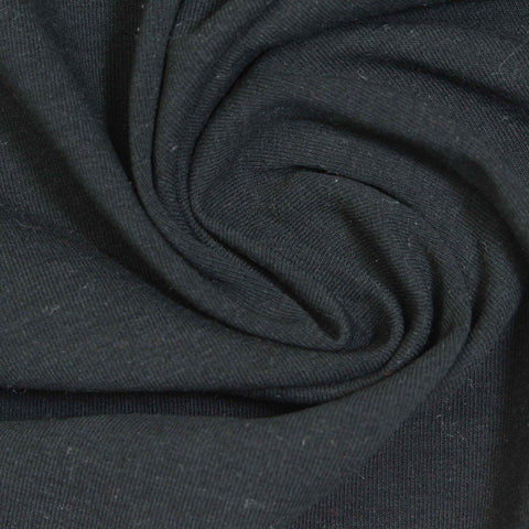 Cotton Stretch Jersey Knit Fabric, 180 gsm, 155 cm — Grey