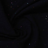 Black Glitter-Fleck Knit, Cotton — photo 1