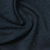 Dark Blue Marl French Terry, Cotton-Poly, 250 gsm, 170 cm — photo 1