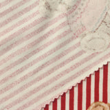Printed Brushed Polyester Stretch Chunky Knit Fabric, 190 gsm, 165 cm — Red — photo 1