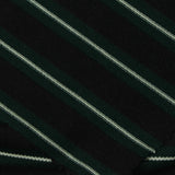 Black Horizontal-Stripe Piqué Knit, Poly-Viscose — photo 1