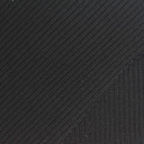 Black Pinstripe Rib Knit, Viscose — photo 1