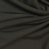 Viscose Stretch Interlock Knit Fabric, 280 gsm, 150 cm — Black — photo 1