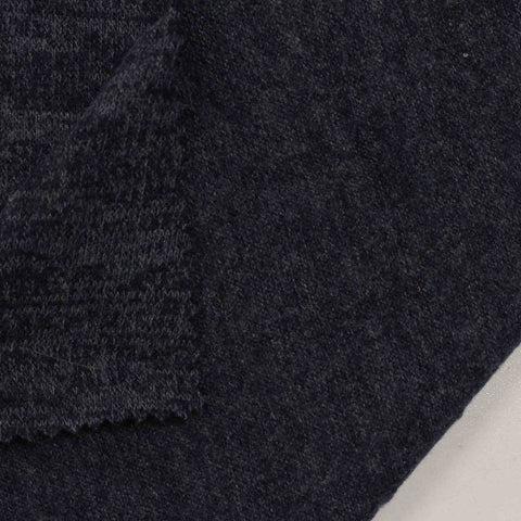 Dark Grey Marl Jersey Knit, Polyester, 215 gsm