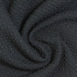 Dark Grey Tone-on-Tone Interlock Knit, Polyester, 260 gsm — photo 1
