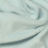 Blue Tone-on-Tone Floral Velvet, Cotton-Poly — photo 1