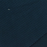 Polyester Viscose Stretch Waffle Knit Fabric, 360 gsm, 160 cm — Navy — photo 1