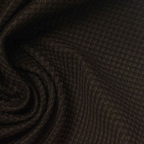 Dark Brown Textured Jacquard, Polyester