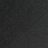 Polyester Viscose Stretch French Terry Fabric, 250 gsm, 165 cm — Black — photo 1