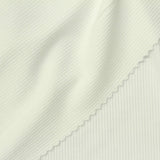 Viscose Stretch Rib Knit Fabric, 230 gsm, 120 cm — White — photo 1