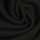 Cotton Fleece Fabric, 340 gsm, 150 cm — Black — photo 1