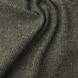 Dark Grey Heathered-Marl Rib Knit, Polyester, 330 gsm — photo 1