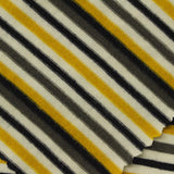 Off-White Horizontal-Stripe Jersey Knit, Poly-Viscose, 260 gsm — photo 1