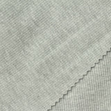 Light Grey Marl Rib Knit, Poly-Cotton, 430 gsm — photo 1