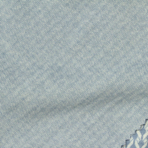 Jacquard Viscose Polyester Stretch Knit Fabric, 304 gsm, 144 cm — Blue