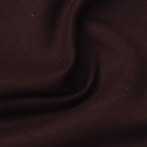 Dark Brown Scuba Knit, Viscose-Poly