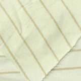 Tan Horizontal-Stripe Jersey Knit, Viscose — photo 1