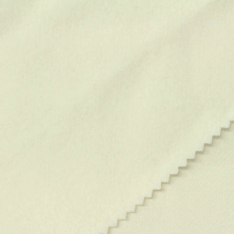 Brushed Polyester Cotton French Terry Fabric, 290 gsm, 180 cm — Khaki