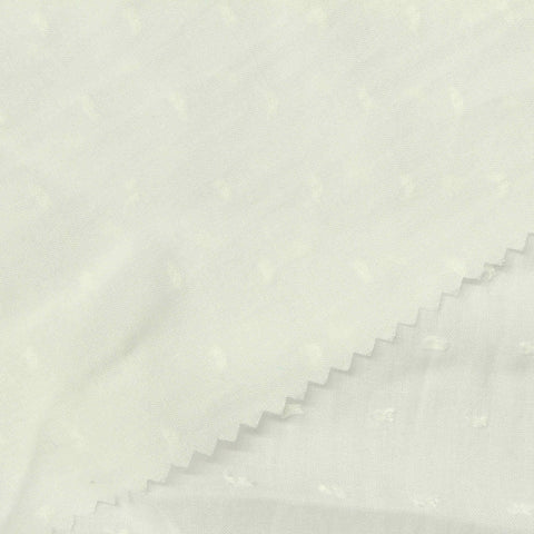 Off-White Dots Woven, Viscose