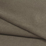 Cotton Polyester Stretch Rib Knit Fabric, 350 gsm, 120 cm — Khaki — photo 1