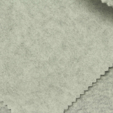 Light Grey Marl Jersey Knit, Polyester, 260 gsm