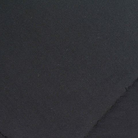 Cotton Polyester Knit Fabric, 90 gsm, 120 cm — Black