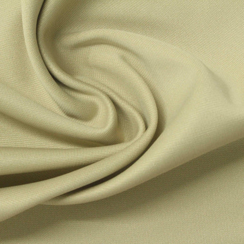 Polyester Stretch Ponte Knit Fabric, 280 gsm, 275 cm — Khaki