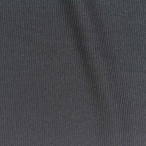 Charcoal Rib Knit, Polyester