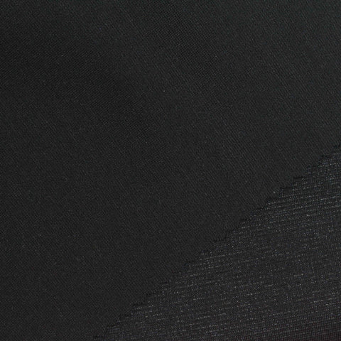 Black Marl Ponte Knit, Poly-Viscose