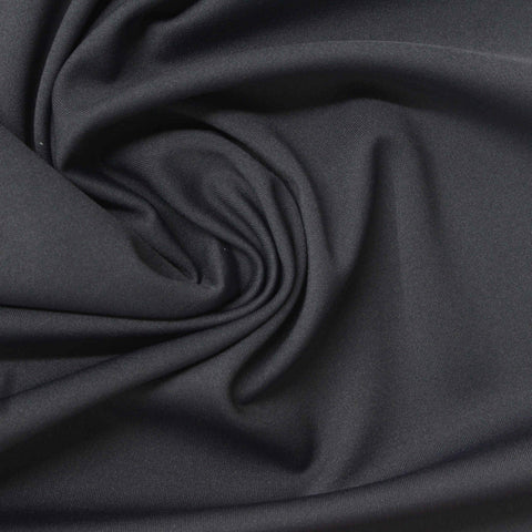 Nylon Stretch Interlock Knit Fabric, 150 gsm, 160 cm — Grey