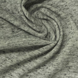 Heather Grey Marl Jersey Knit, Poly-Linen, 130 gsm — photo 1