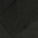 Polyester Stretch French Terry Fabric, 220 gsm, 145 cm — Black — photo 1