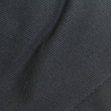 Cotton Polyester Stretch Rib Knit Fabric, 278 gsm, 118 cm — Black — photo 1