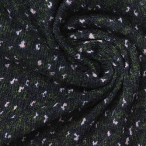 Light Pink Animal Print Crepe, Cotton-Poly