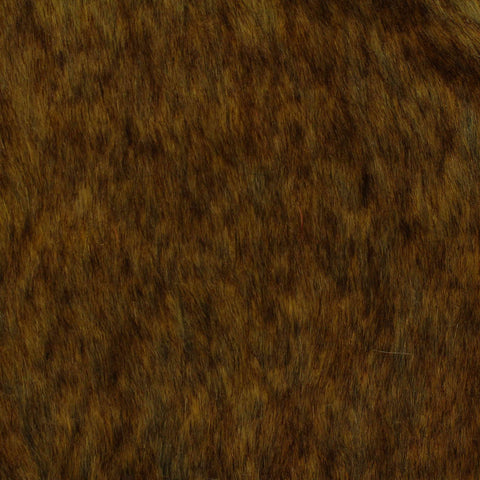 Animal Print Acrylic Polyester Knit Fabric, 410 gsm, 165 cm — Brown
