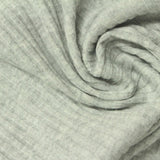 Grey Heather Rib Knit, Cotton-Poly, 170 gsm — photo 1
