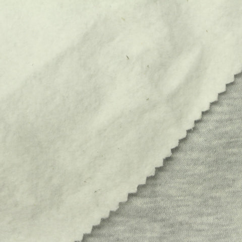 Light Grey Marl French Terry, Cotton-Poly, 305 gsm, 175 cm