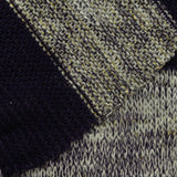 Navy Horizontal-Stripe Chunky Knit, Viscose, 192 gsm, 185 cm — photo 1