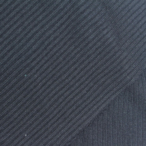 Viscose Polyester Stretch Rib Knit Fabric, 221 gsm, 168 cm — Navy