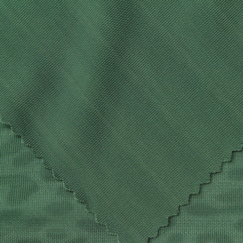 Viscose Stretch Interlock Knit Fabric, 280 gsm, 150 cm — Green