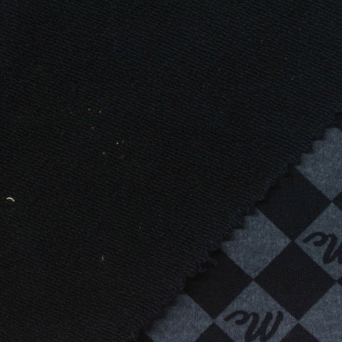 Black Diamond French Terry, Poly-Cotton