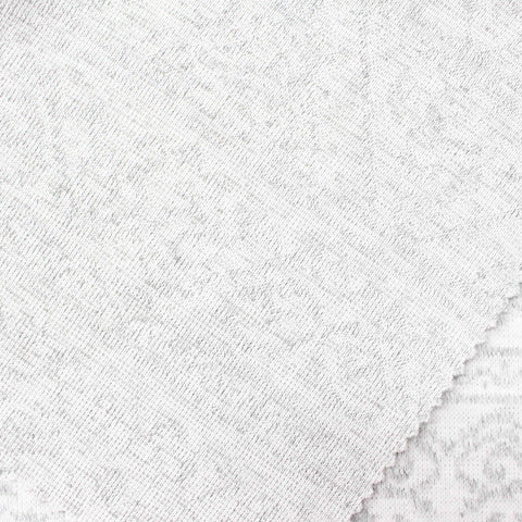 White Tone-on-Tone Jacquard, Polyester, 257 gsm