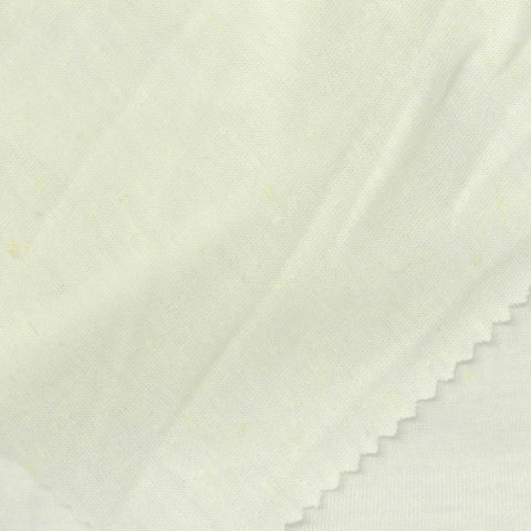 Polyester Linen Jersey Knit Fabric, 140 gsm, 185 cm — White