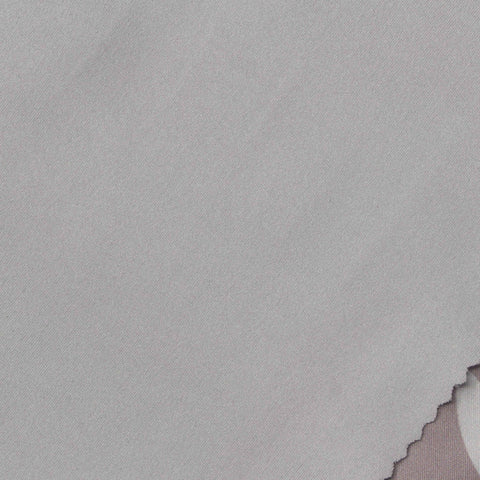 Brown Abstract Sateen, Poly-Spandex