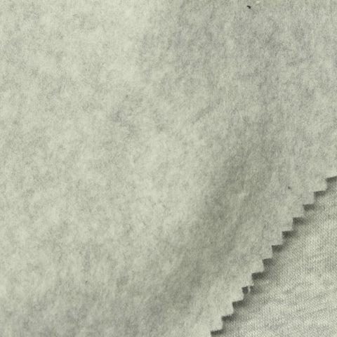Light Grey Marl Jersey Knit, Poly-Cotton, 210 gsm