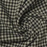 Black Check Jacquard, Polyester, 280 gsm — photo 1