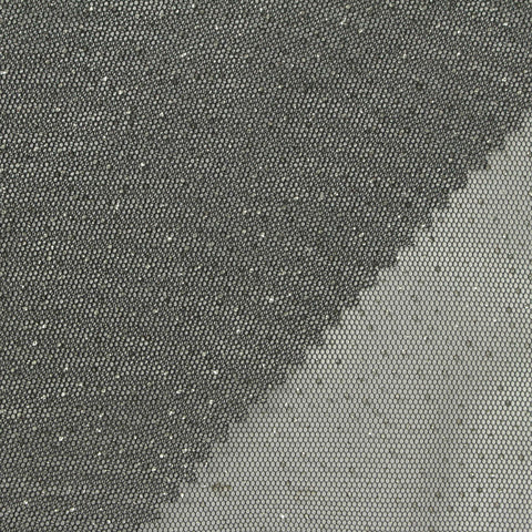 Silver Dots Mesh, Nylon