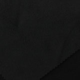 100% Polyester Fleece Fabric, 254 gsm, 150 cm — Black — photo 1