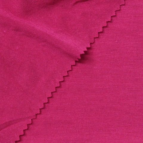 Polyester Viscose Stretch Jersey Knit Fabric, 170 gsm, 160 cm — Pink