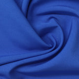 Polyester Stretch Woven Fabric, 125 gsm, 150 cm — Blue — photo 1